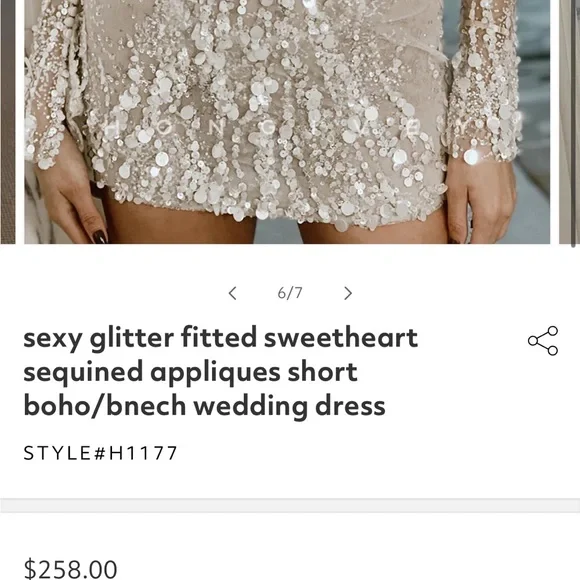 Hongivey short wedding reception dress! - Picture 7 of 7